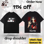 Premium man drop shoulder and t-shirt
