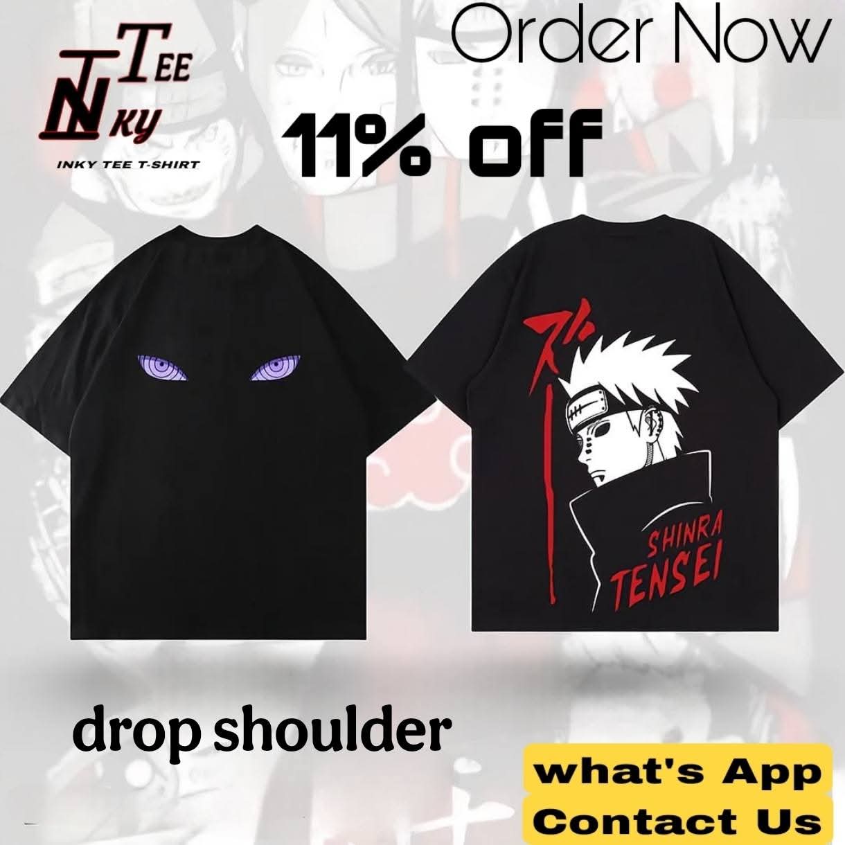 Premium man drop shoulder and t-shirt