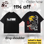 Premium man drop shoulder and t-shirt