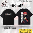 Premium man drop shoulder and t-shirt